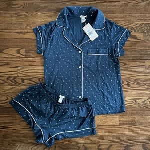NWT Eberjey Gisele Printed Short PJ Set, Sz. M